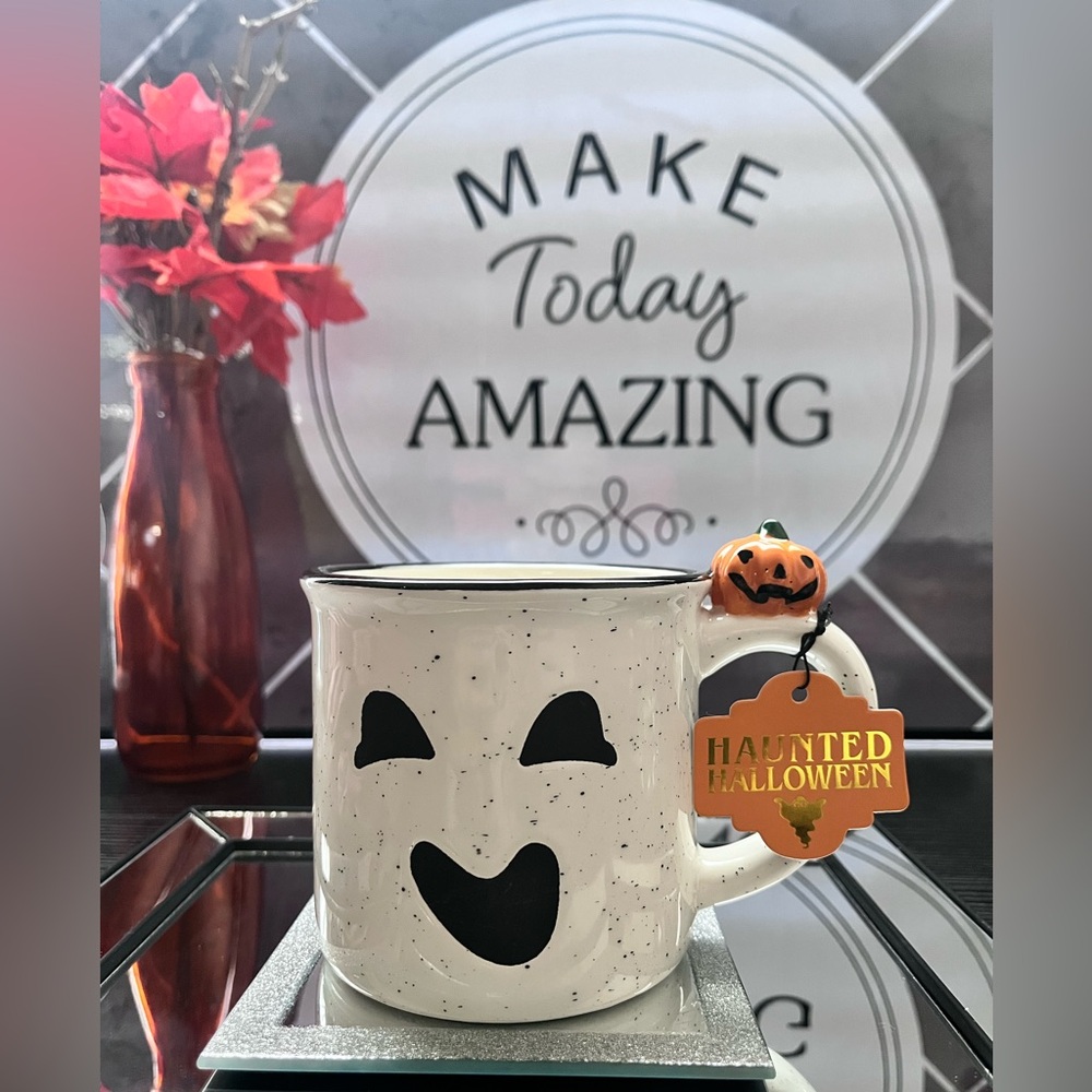 Halloween Ghost Mug - White
